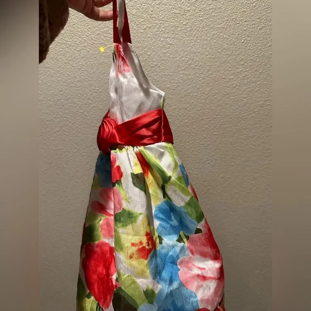 NWOT Bonnie Jean Floral Girl Toddler Dress Size 3T